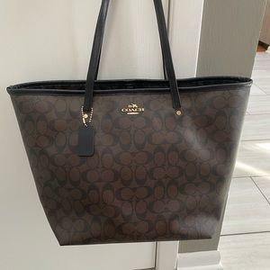 Coach leather bag